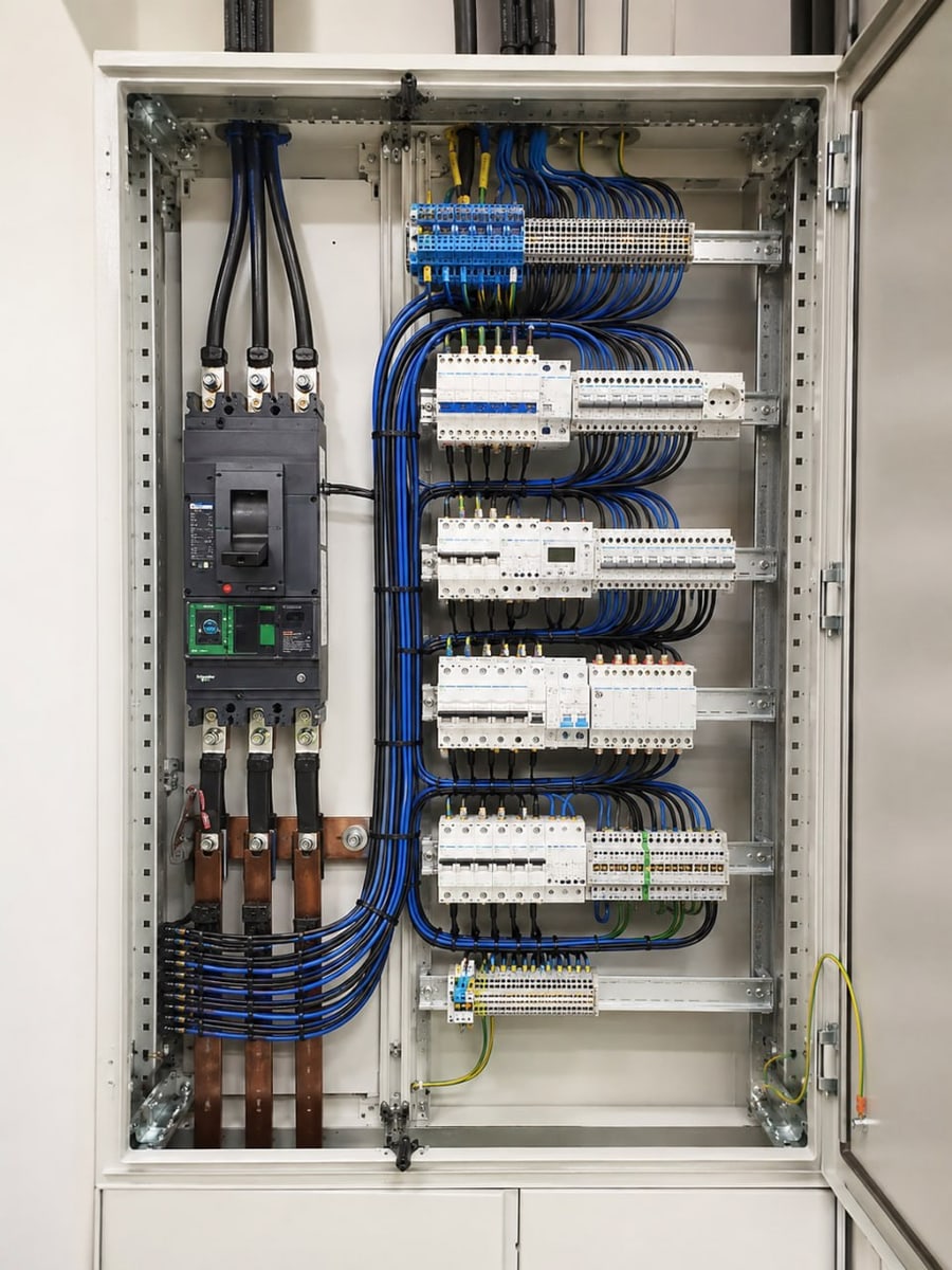 Tableau électrique professionnel rénové à Bischwiller