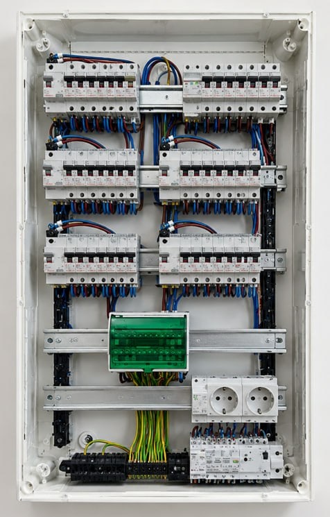 Tableau électrique rénové à Haguenau